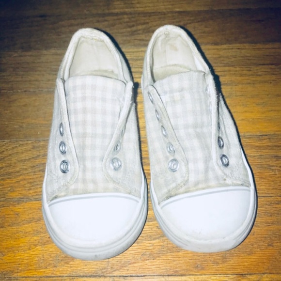 Morgan&Milo Checked Laceless Slip on Shoes sz 7 - Picture 3 of 4